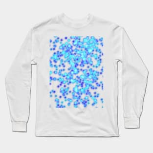 Blue glitter Long Sleeve T-Shirt